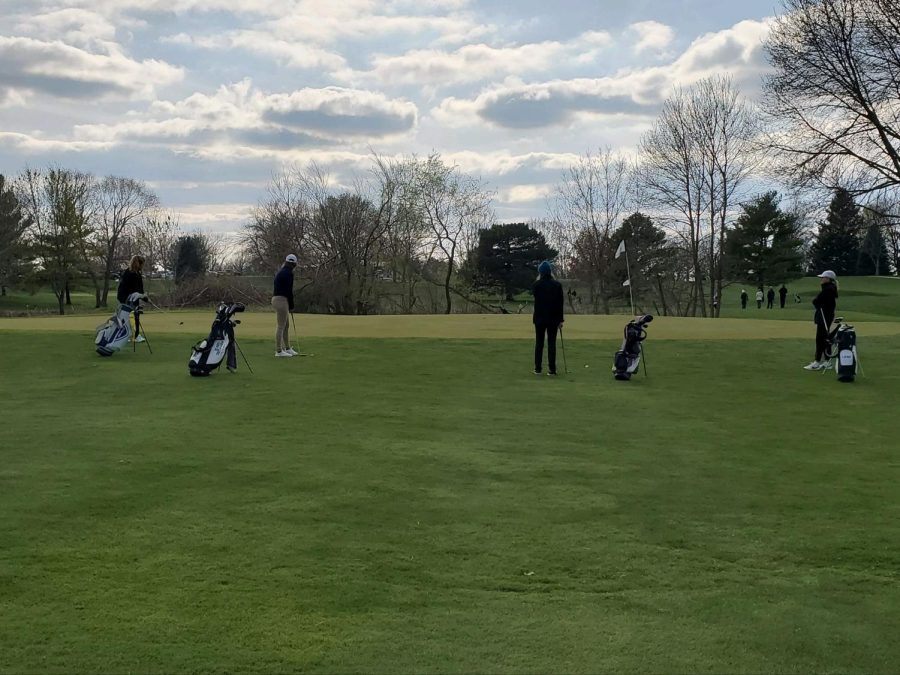 Practice for the girls’ and boys’ golf season is held at the TCI Golf Course in Polk City. 
