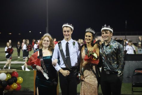 Congratulations to the 2022 homecoming king and queen, Jadyn Halupnick and Nick Cox and the princess and prince, Angel Lindell and Aidan Kelsick. 
