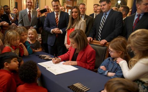 Governor Reynolds signed the bill into law the morning after it passed in The House and The Senate. 
