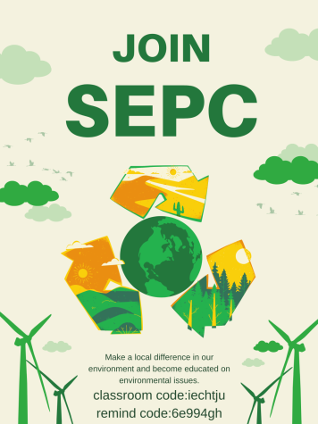 Joining clubs like the SEPC is a great way to be a part of a community that will help you become more environmentally conscious. 
