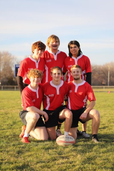 The North Polk Rugby Team founding players. From top left to right is Dominick Hobby, Nick Plautz, Ian Marquez, Owen Wasko, Judah McKay and Preston McKay. Not pictured are Jess Phillips, Karson Cordero.