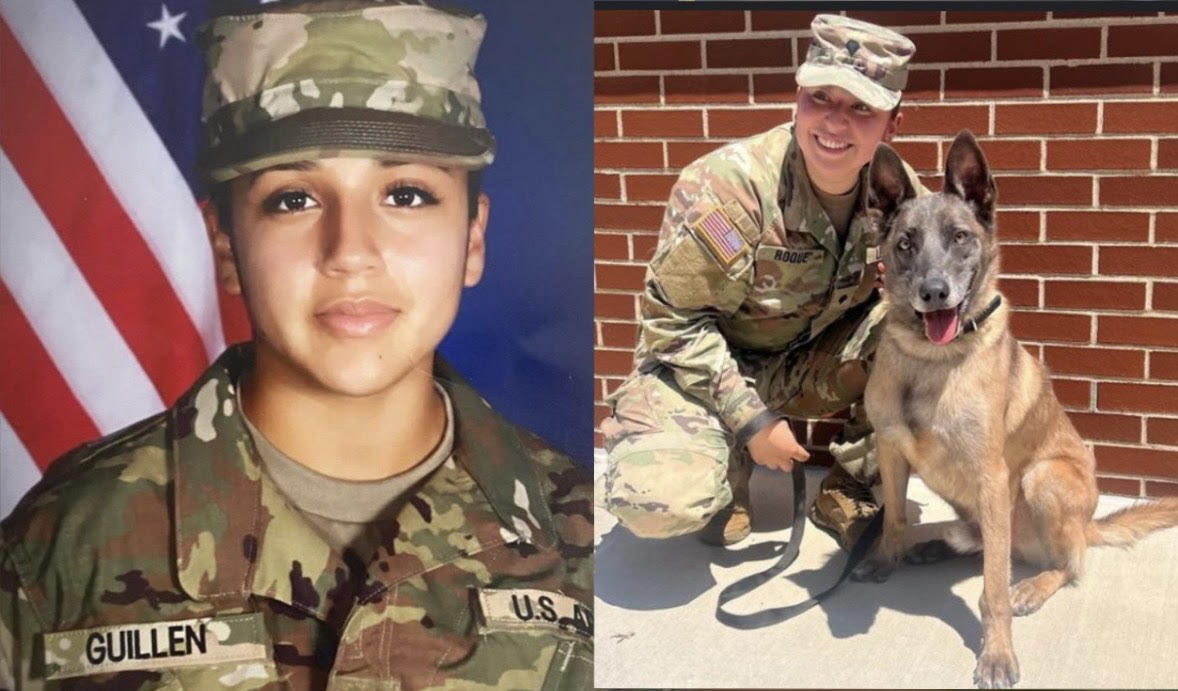 Image edit of Guillen on the left and Roque on the right. Original images sourced from the New York Times and Stars and Stripes.