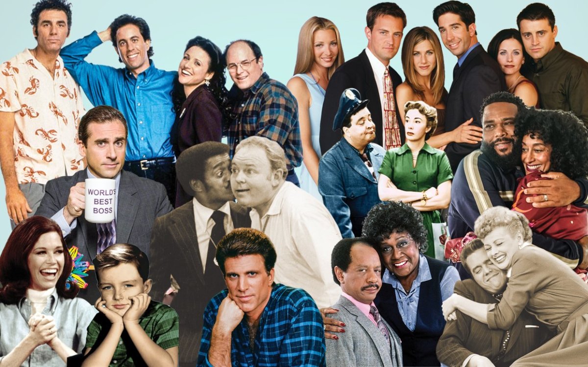 Photo compilation of various SitCom characters taken from Parade.