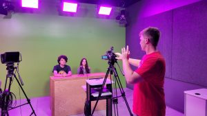 Jacson Richards gives the countdown to the last "Galaxy News" episode for the Seniors on May 14.  Lucas Bakken and Bella Brandi anchor this episode.